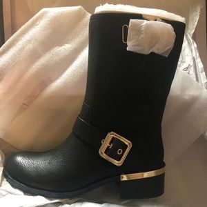 Vince Camuto Women’s Windy Buckle Moro Boots